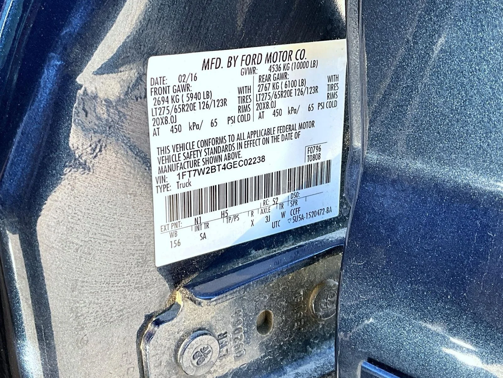 Used 2016 Blue Ford King Ranch image 25
