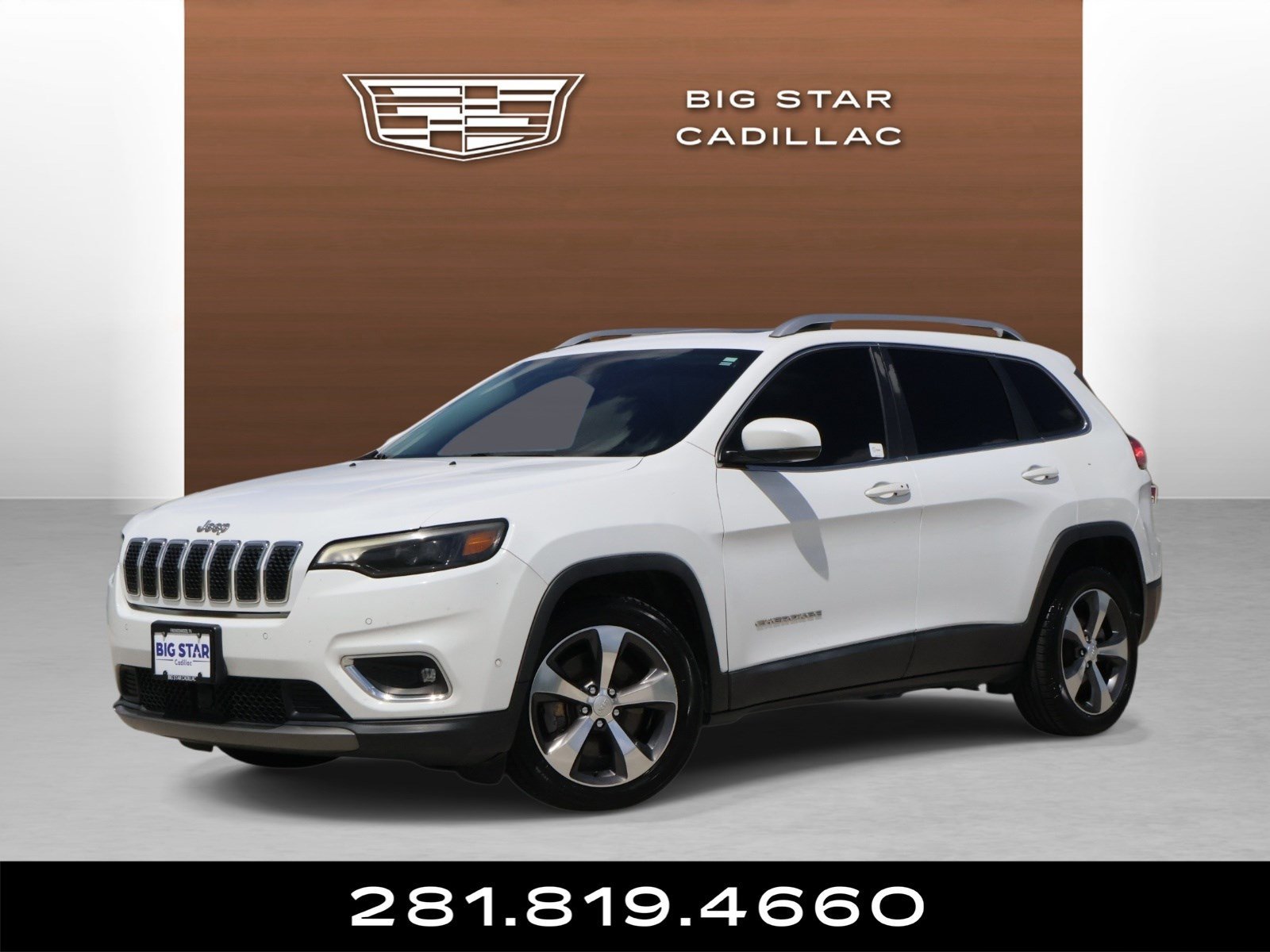 Used 2019 Bright White Clearcoat Jeep Limited image 1