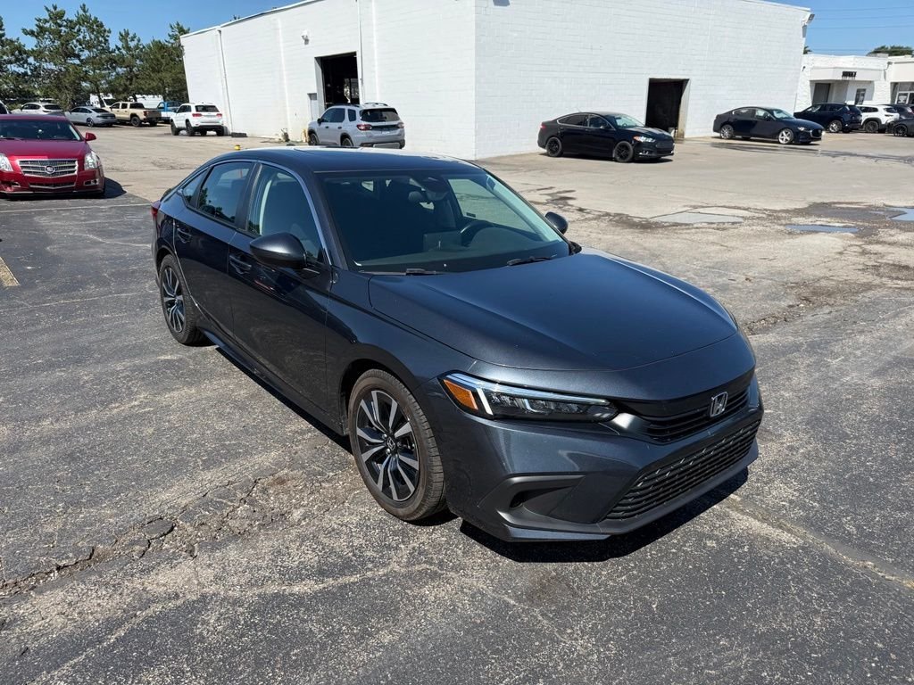Certified Used 2023 Meteorite Gray Metallic Honda EX image 4