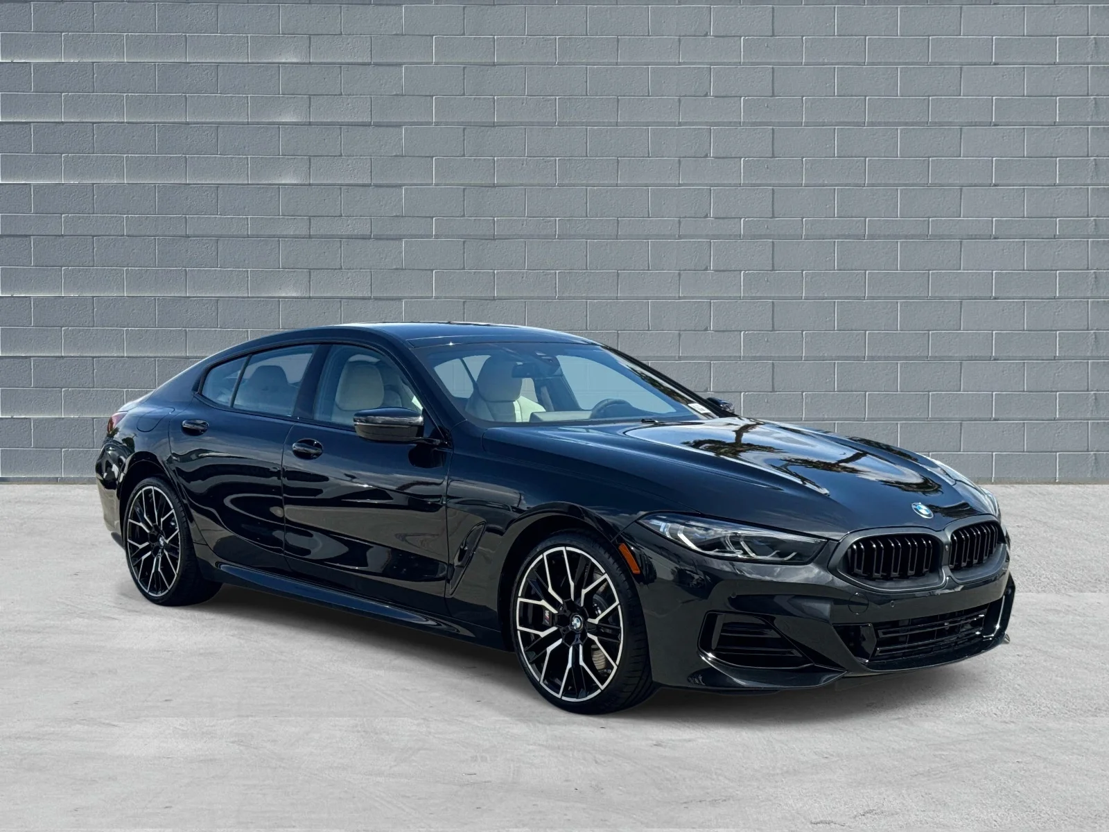 New 2026 Black Sapphire Metallic BMW 840i image 1