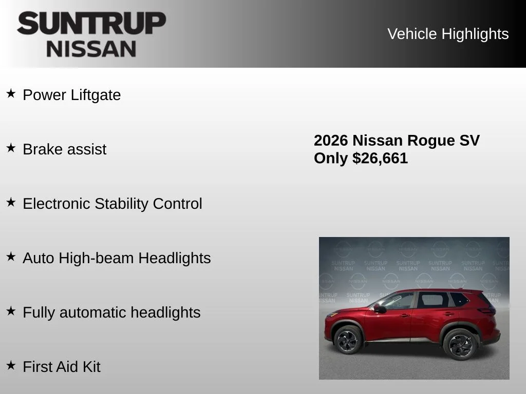 2026 Nissan Rogue SV - Photo 38