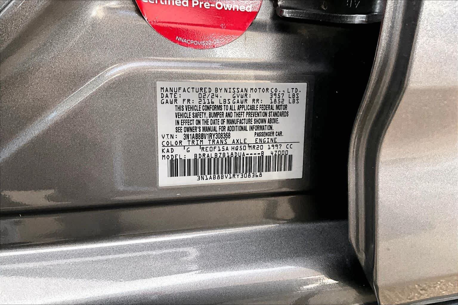 Certified Used 2024 Gun Metallic Nissan S image 33