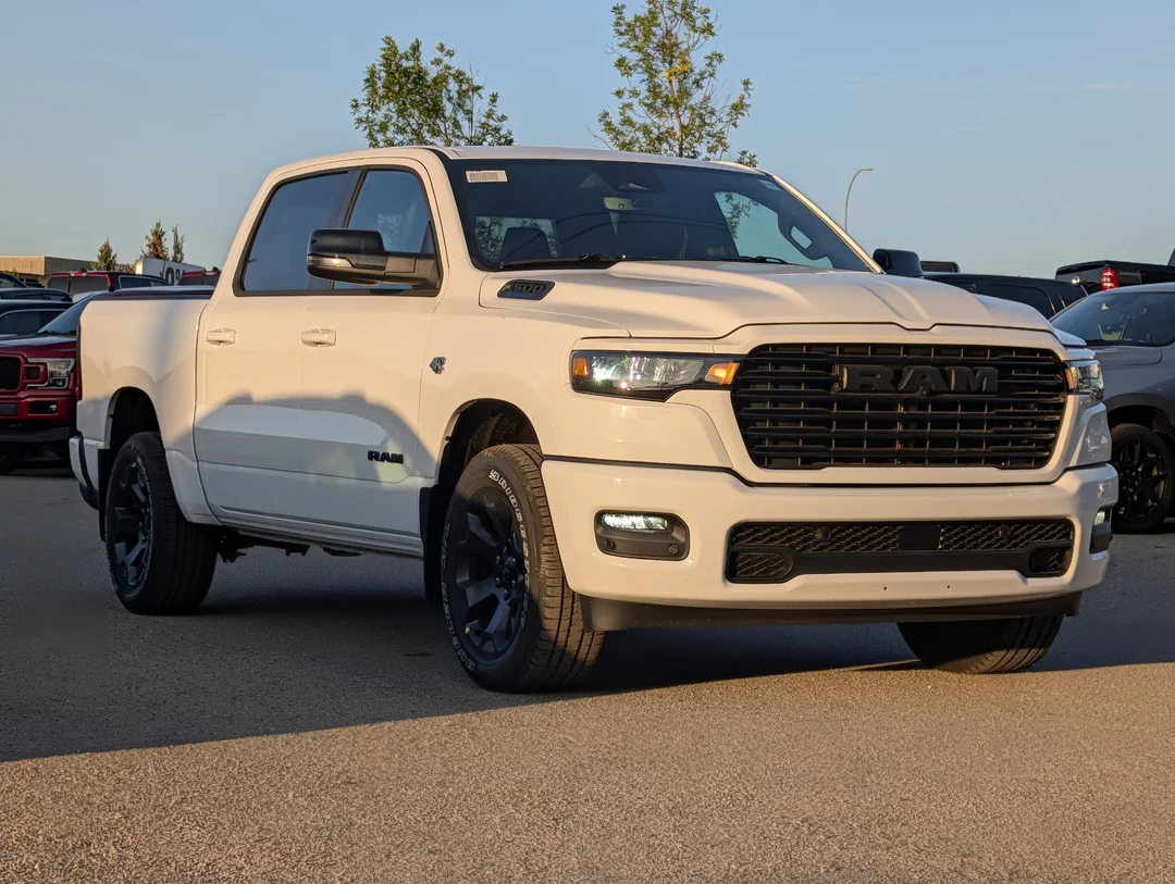 New 2026 White RAM Sport - - 5.7L HEMI eTorque - Trailer Brake Ctrl - 3.92 Rear Axle - All-Weather Mats & More! image 2