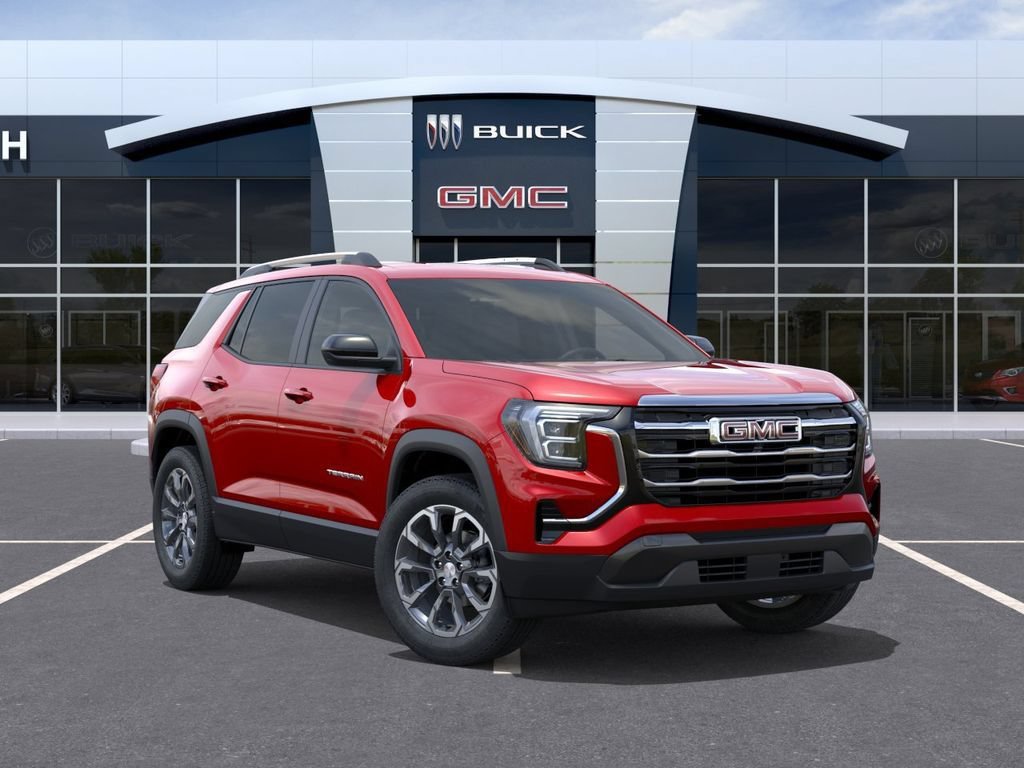 New 2027 Volcanic Red Tintcoat GMC FWD Elevation image 7
