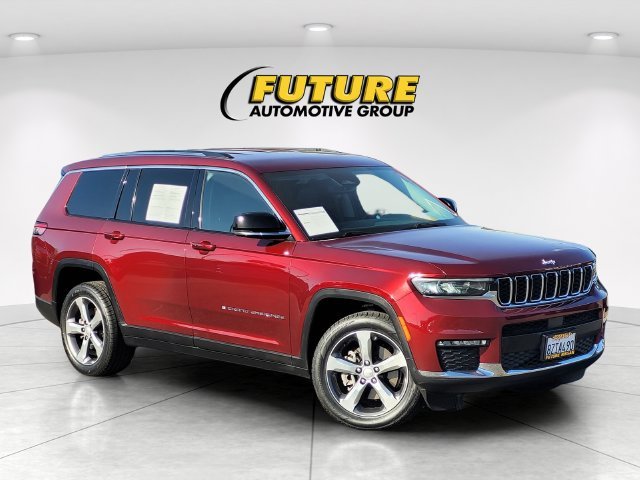 Used 2021 Red Jeep Limited image 1