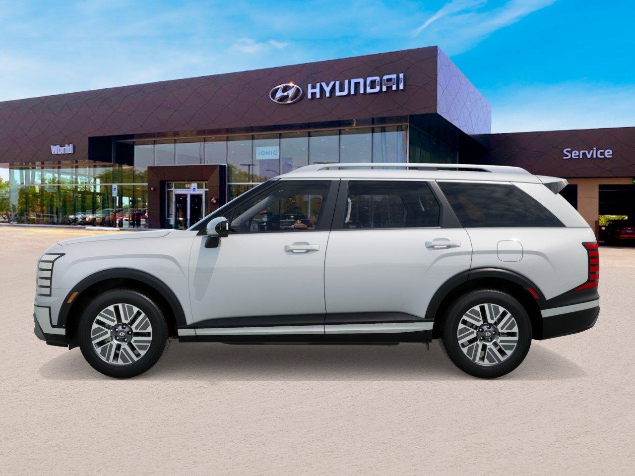 New 2026 Creamy White Pearl Hyundai SEL 8P image 3