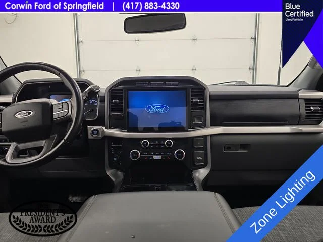 Certified Used 2022 Antimatter Blue Metallic Ford XLT image 14