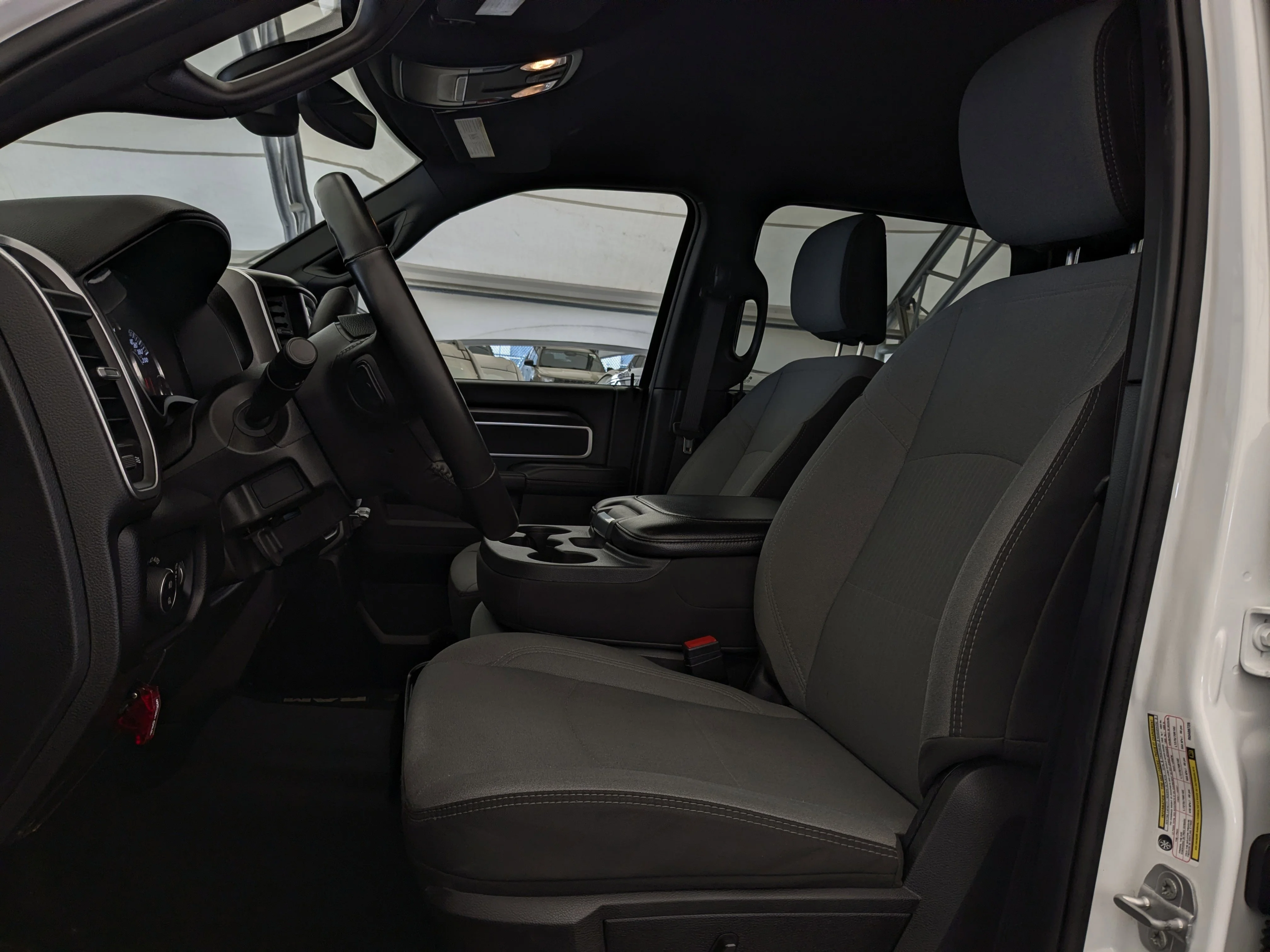 Used 2024 White RAM Big Horn - - Level 1 Equip Grp - Protection Group - OWL On?/Off?Road Tires - 6.7L Cummins Diesel & M image 15