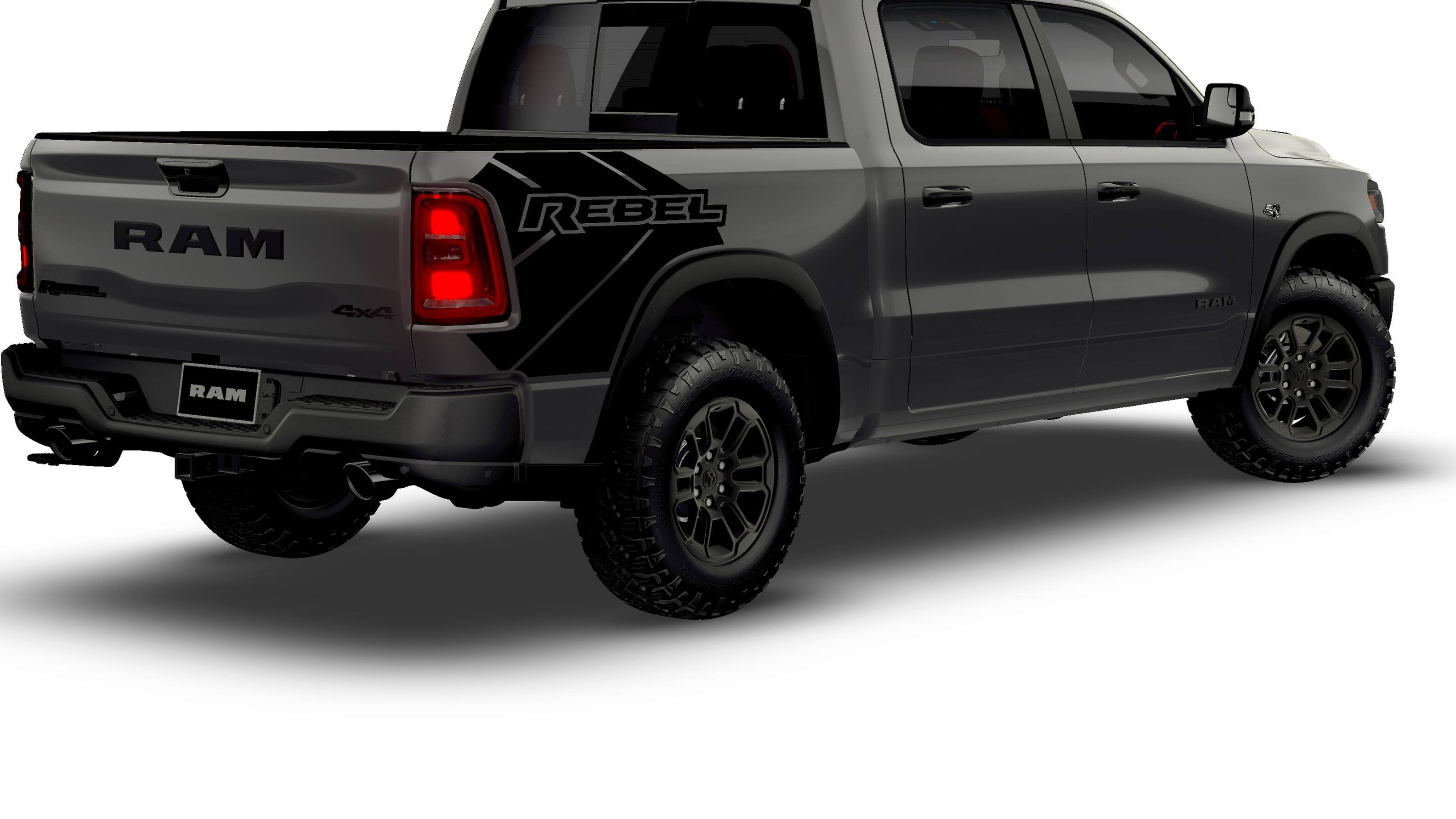 New 2026 Granite Crystal Metallic Clearcoat RAM Rebel image 2