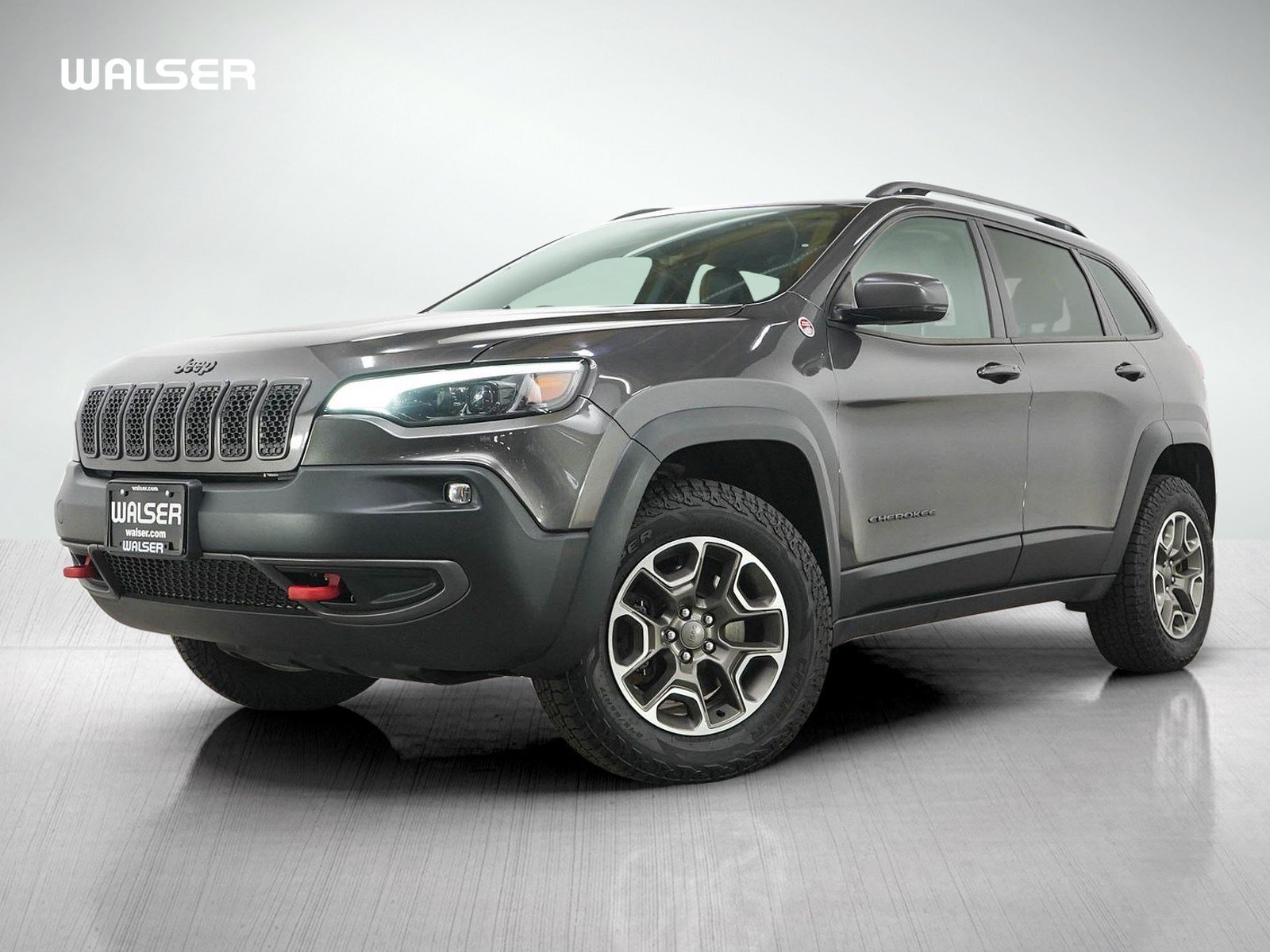 Used 2020 Granite Crystal Metallic Clearcoat Jeep Trailhawk image 1