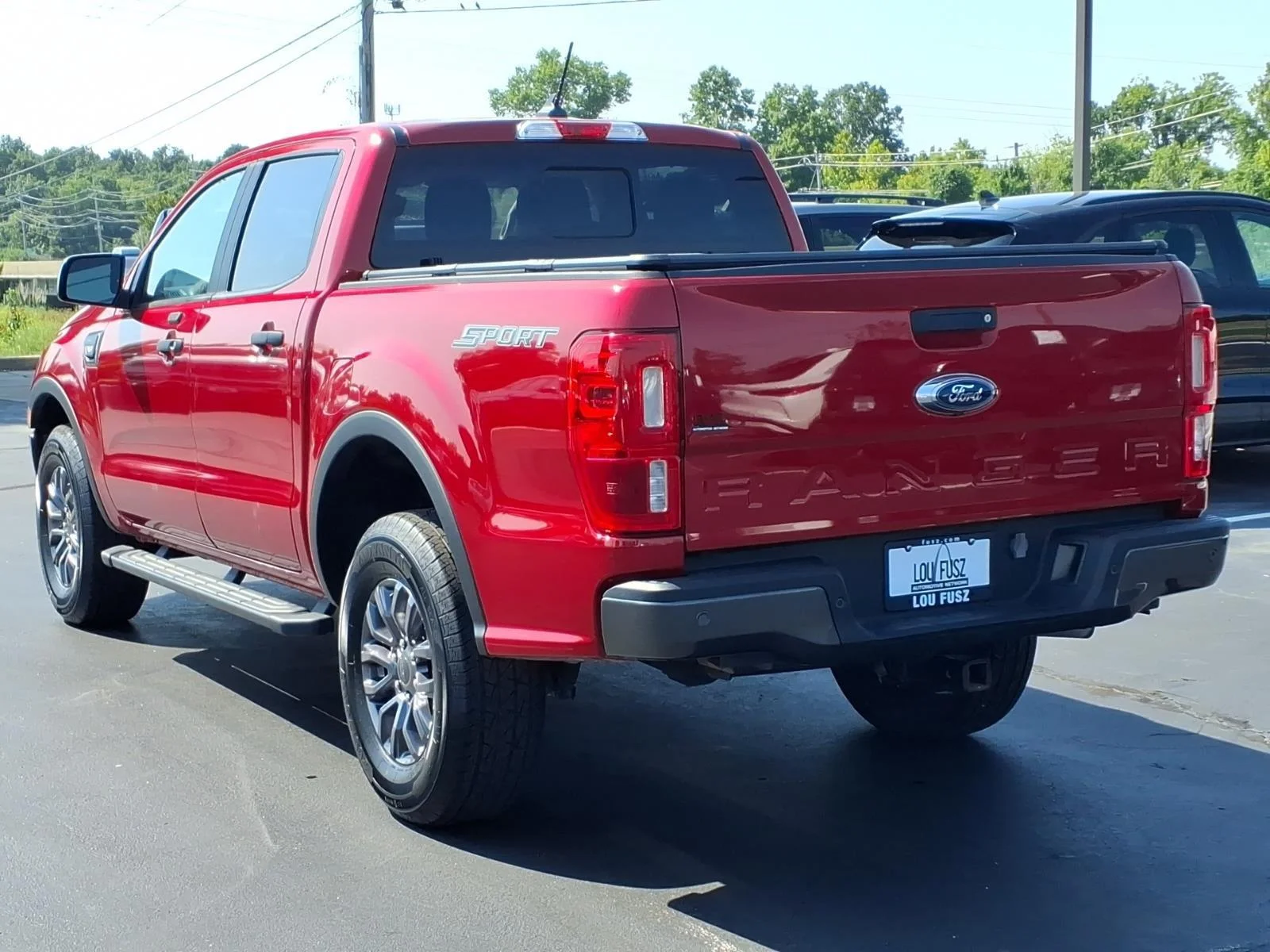 Used 2021 Rapid Red Metallic Tinted Clearcoat Ford XLT image 5