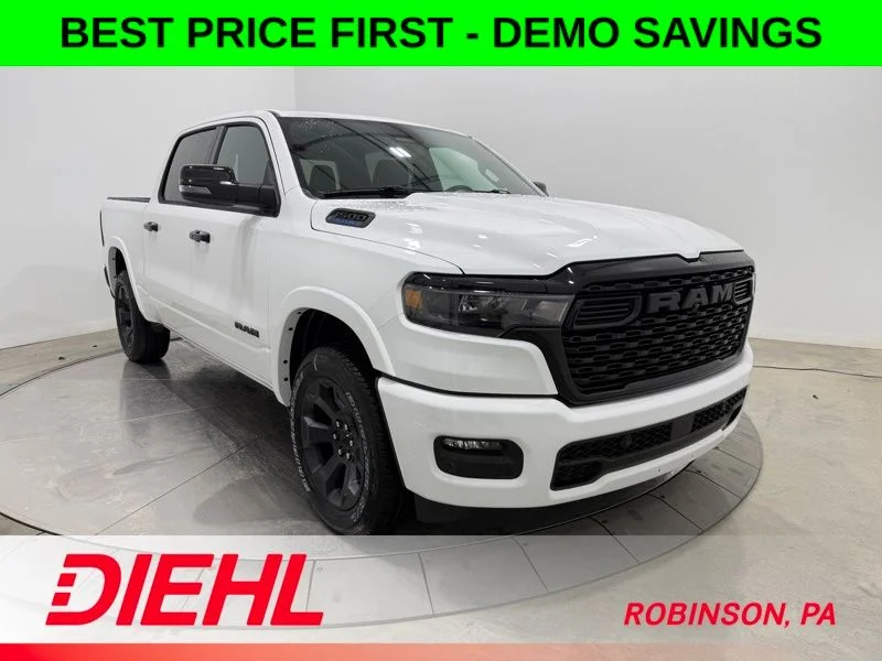 New 2026 Bright White Clear-Coat Exterior Paint RAM Big Horn/Lone Star image 1