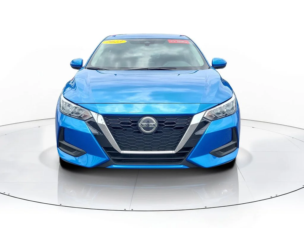 Certified Used 2023 Blue Nissan SV image 3
