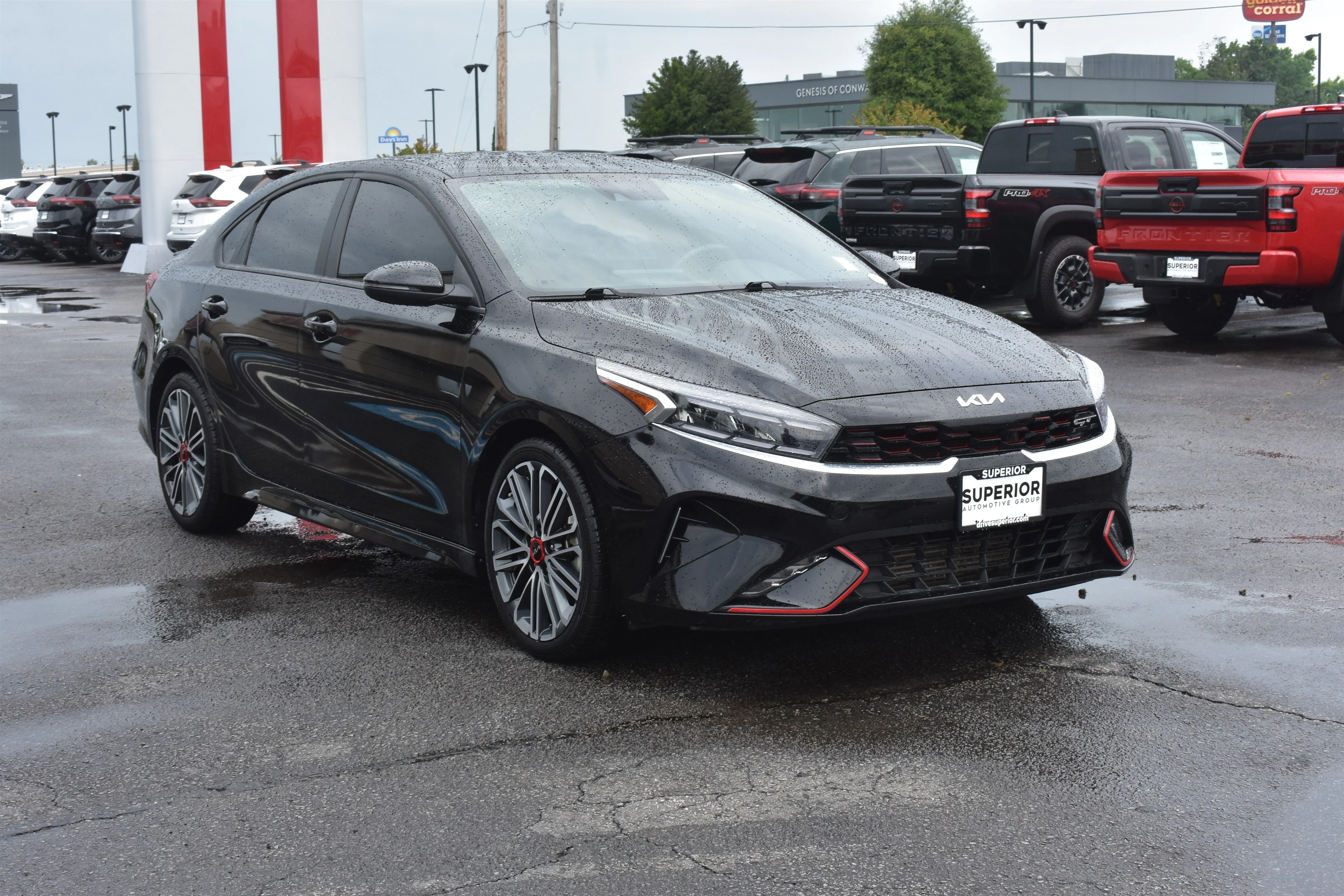 Used 2024 Aurora Black Kia GT image 3