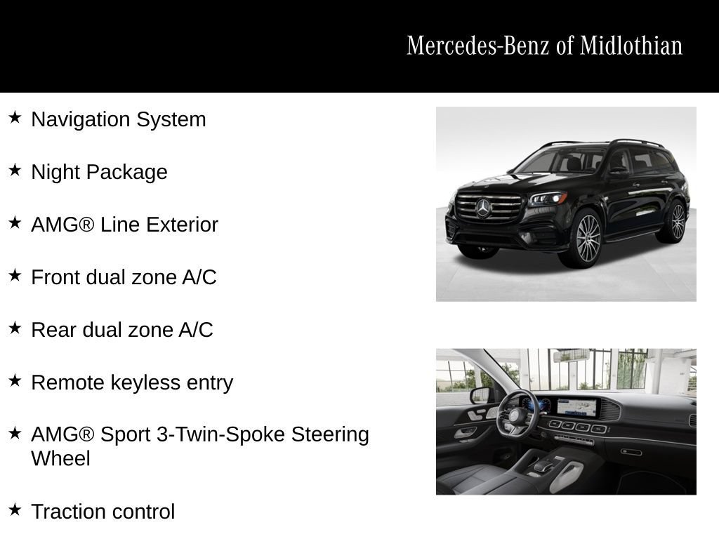 New 2026 Obsidian Black Metallic Mercedes-Benz GLS 450 image 52