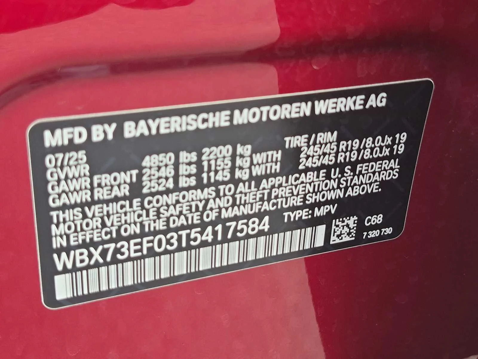 Certified Used 2026 Vegas Red Metallic BMW xDrive28i image 37
