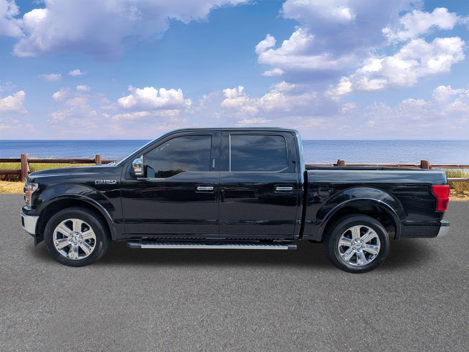 Used 2020 Agate Black Ford Lariat image 5