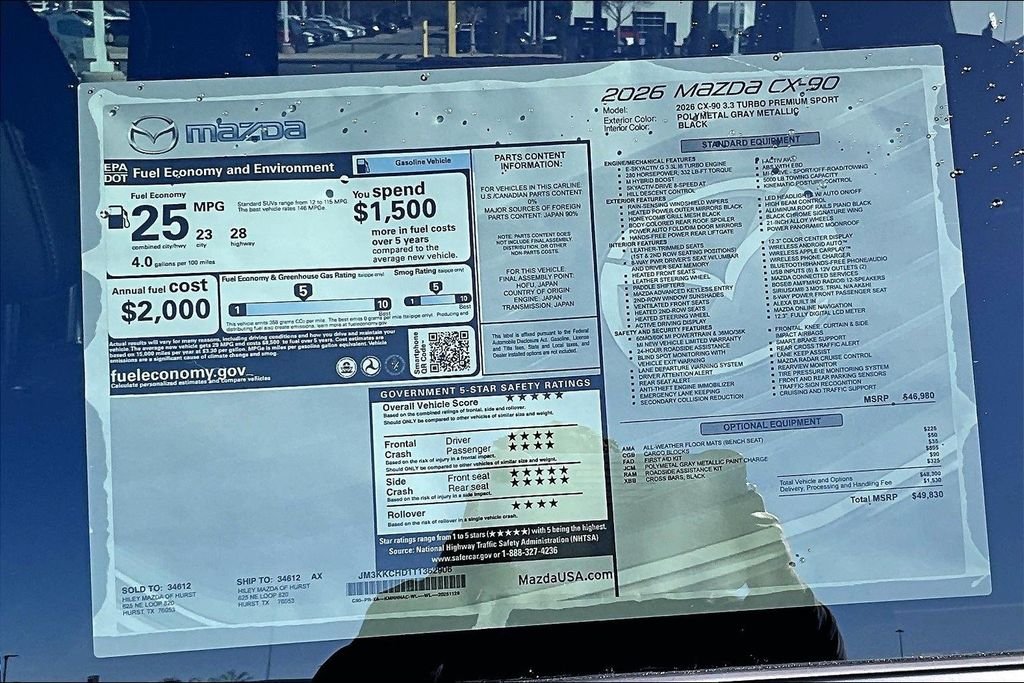 2026 Mazda CX-90 Premium Package - Photo 14