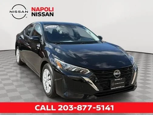 Certified Used 2025 Black Nissan S image 1