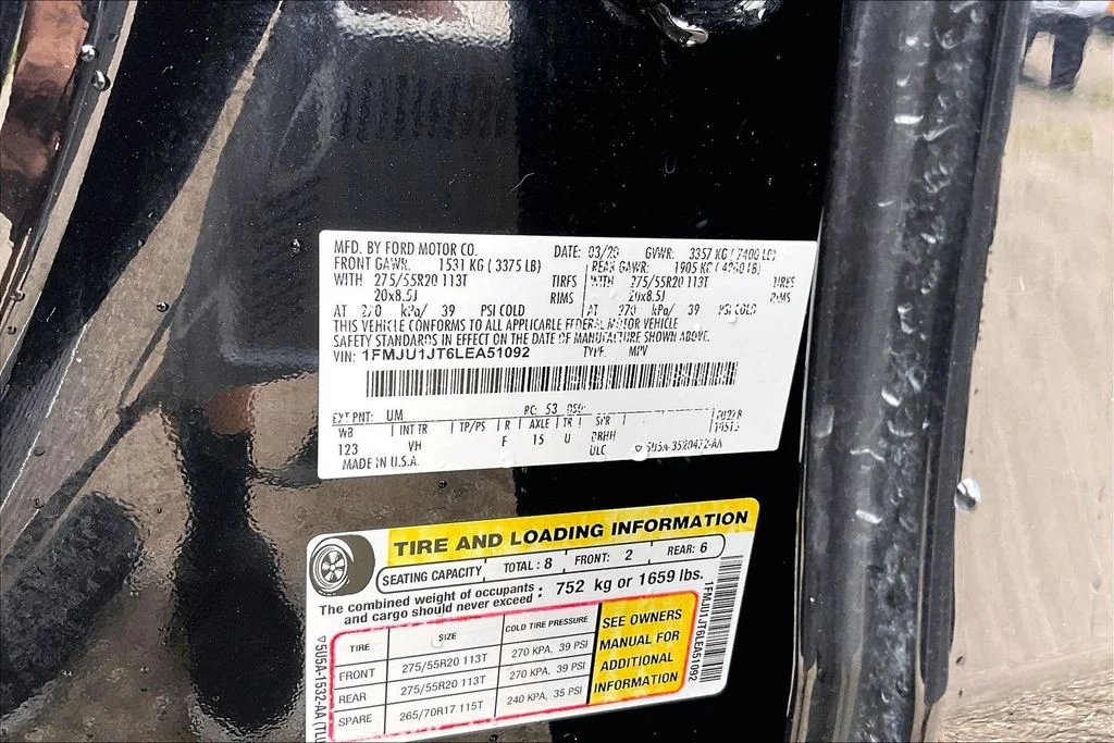 Certified Used 2020 Agate Black Metallic Ford XLT image 36