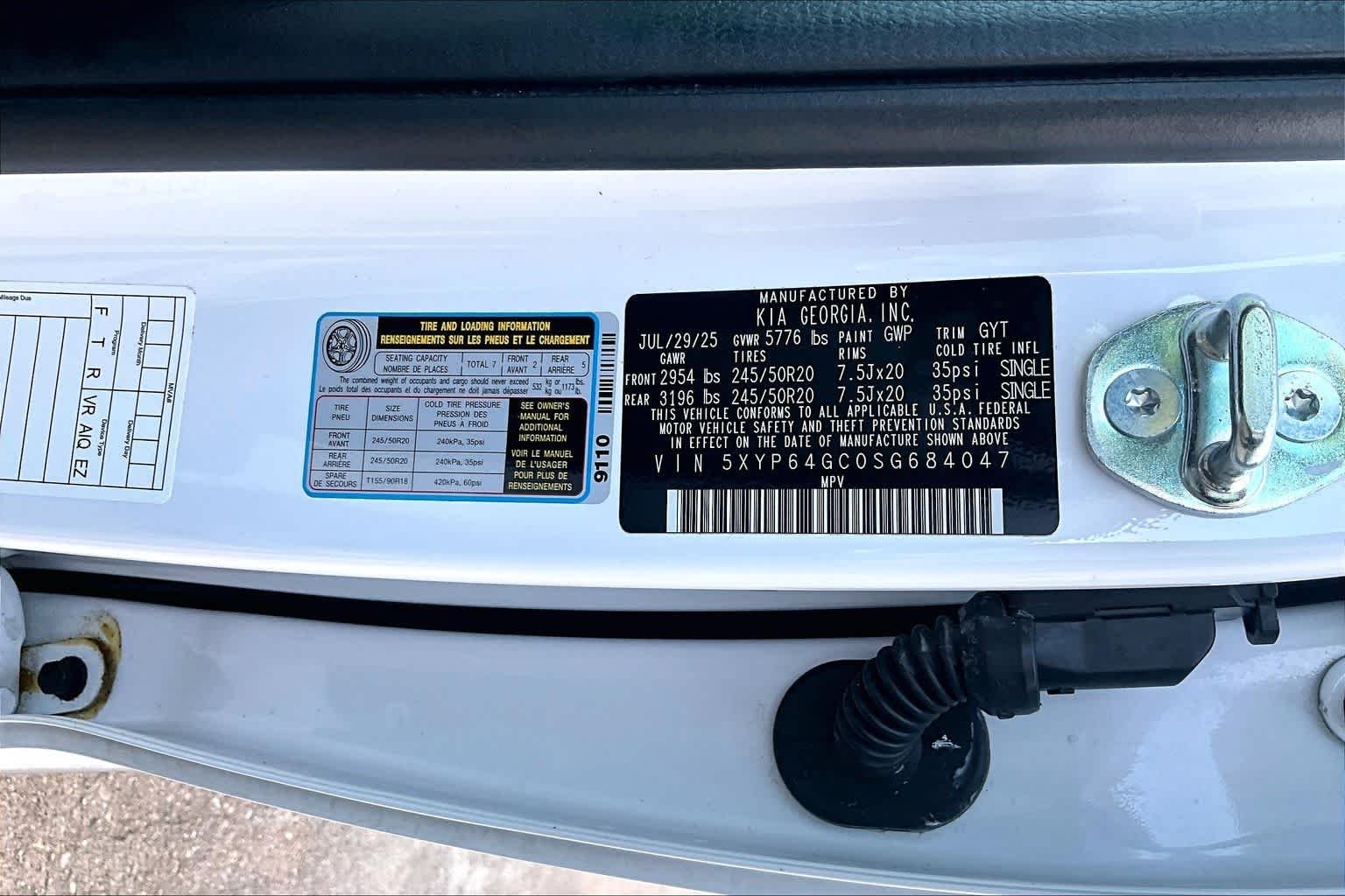 Certified Used 2025 Glacial White Pearl Kia S image 35