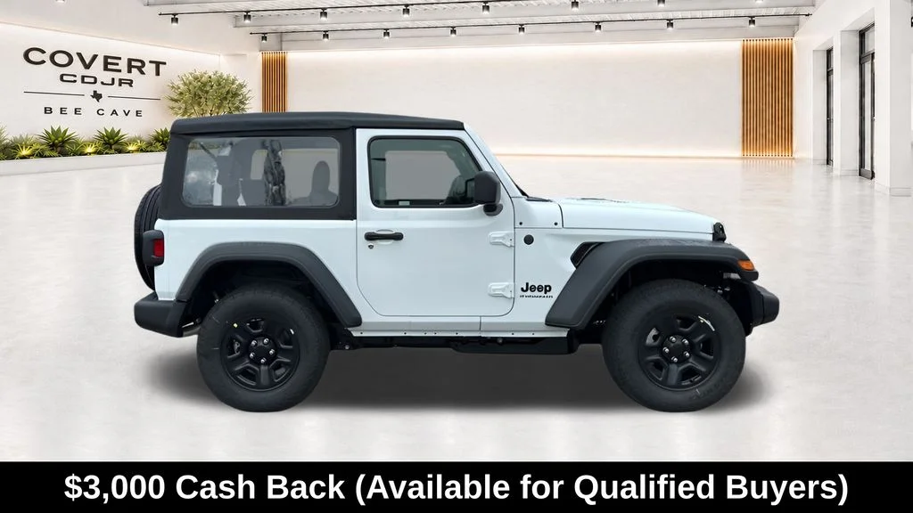New 2026 Bright White Clear-Coat Exterior Paint Jeep Sport image 13