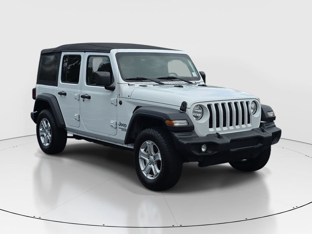 Used 2019 White Jeep Unlimited Sport S image 3