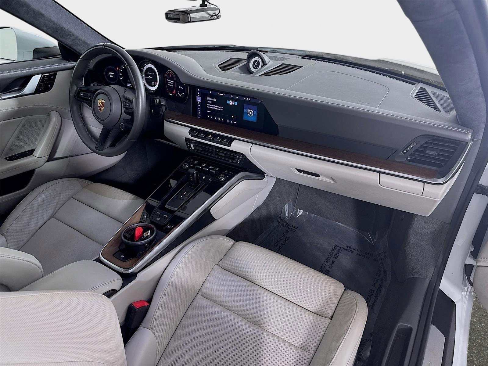 Used 2021 Carrara White Metallic Porsche Turbo S image 25