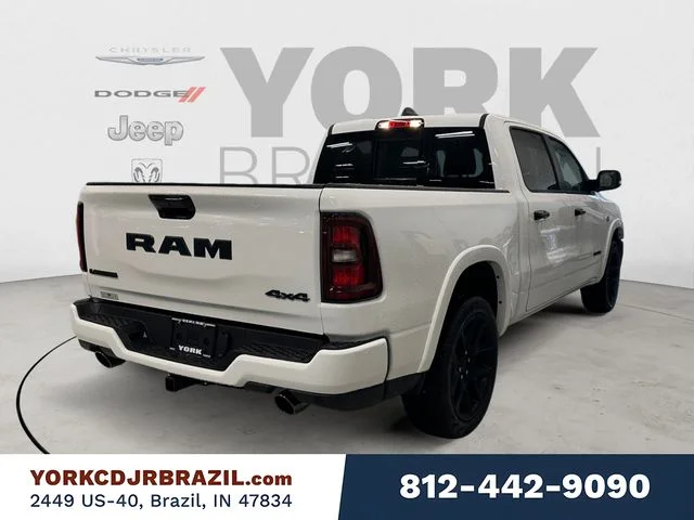 New 2026 Bright White Clear-Coat Exterior Paint RAM Laramie image 5