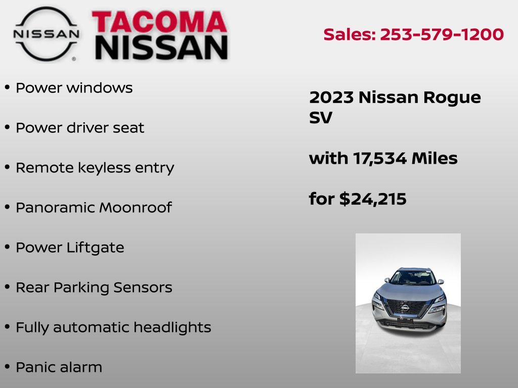 Used 2023 Silver Nissan SV image 10