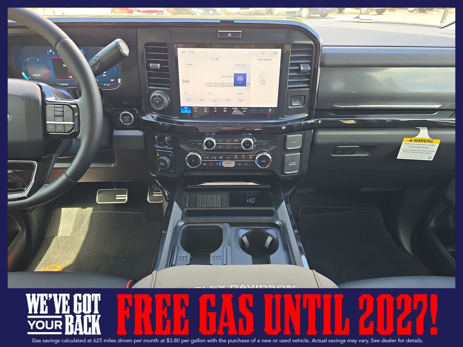 New 2026 Star White Metallic Tri-Coat Ford Lariat image 11