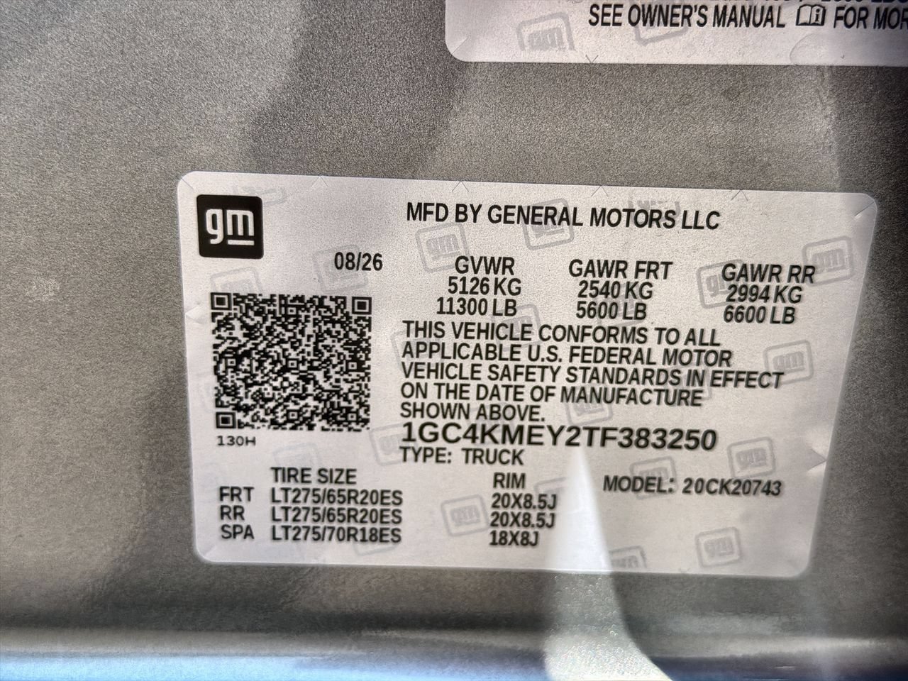 New 2026 Sterling Gray Metallic Chevrolet Custom image 29