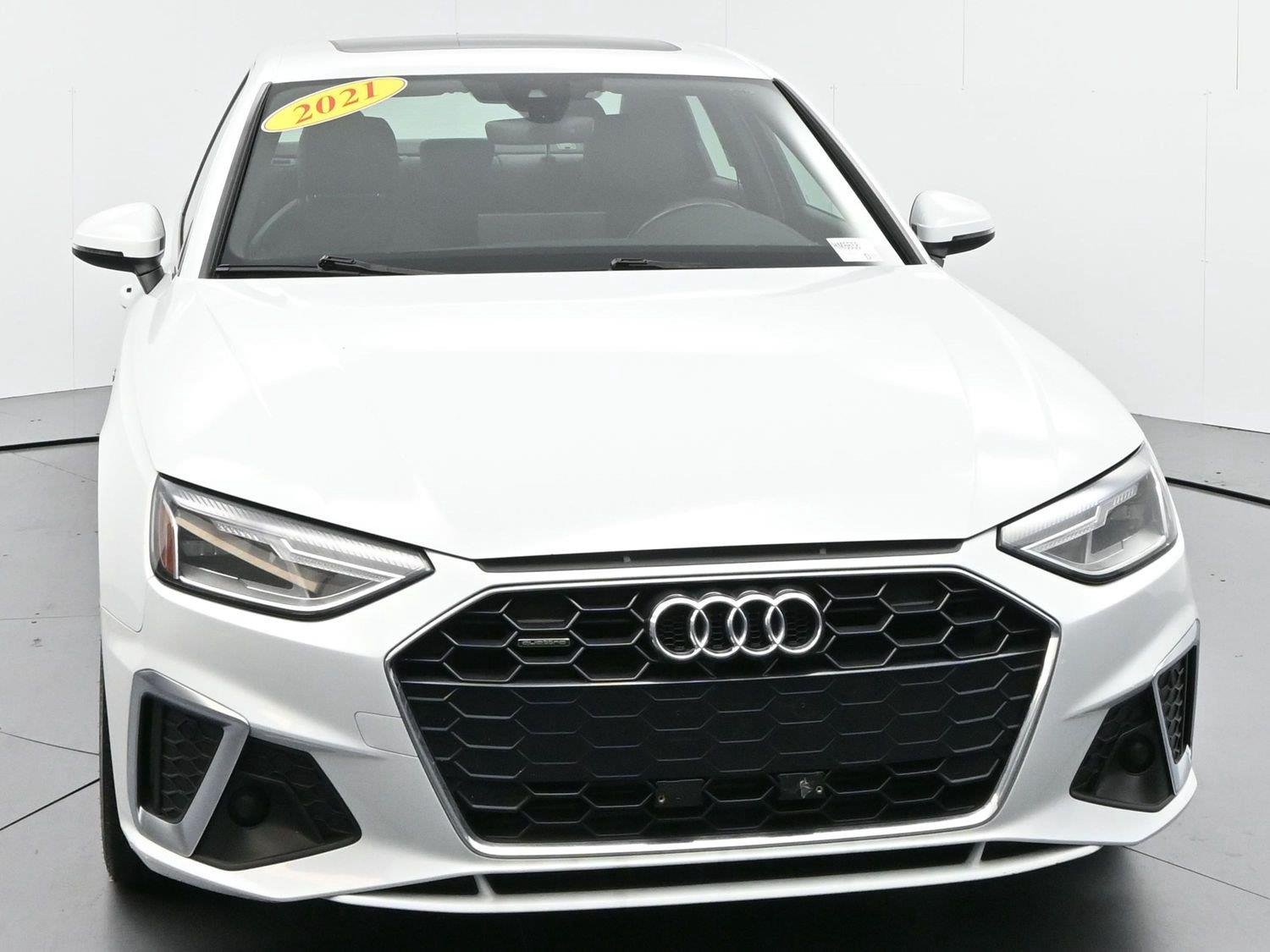Used 2021 Glacier White Metallic Audi S line Premium image 2