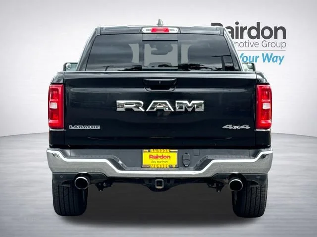 Used 2025 Diamond Black Crystal Pearlcoat Ram Laramie image 6