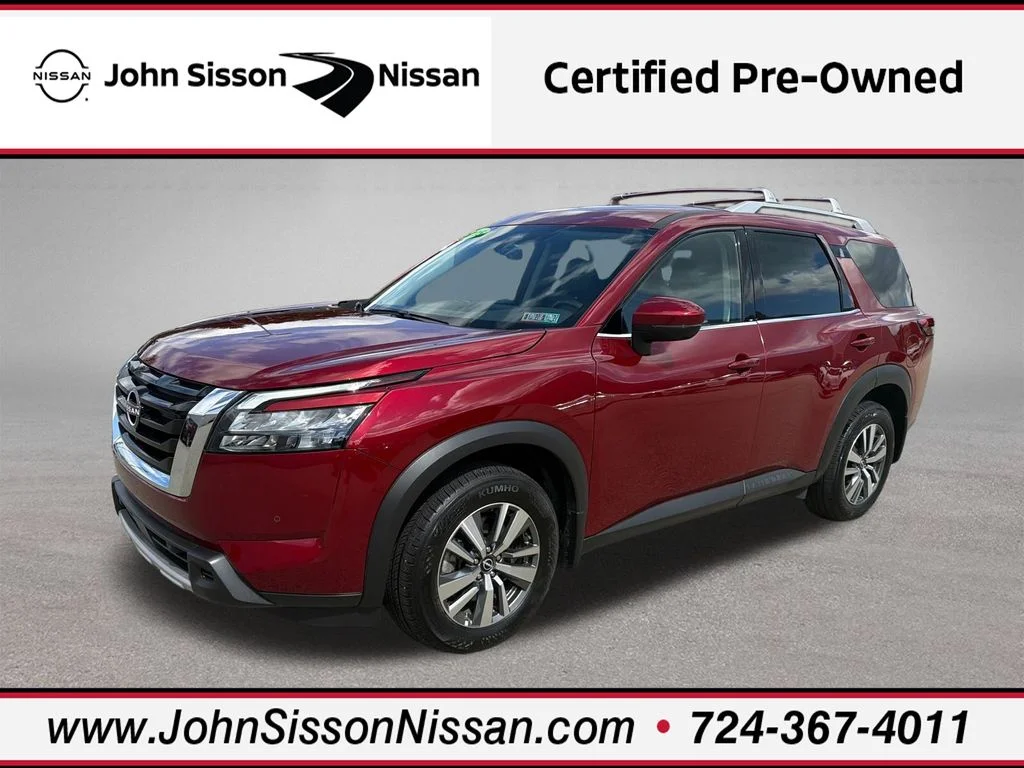 Certified Used 2025 Red Nissan SL image 1