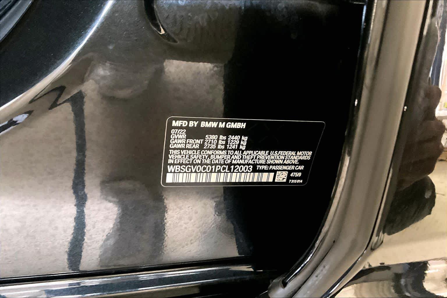 Used 2023 Black Sapphire Metallic BMW Competition image 31