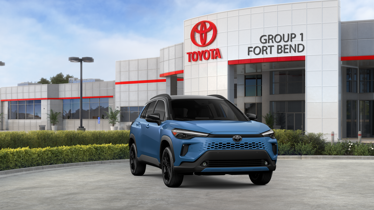 New 2026 Cavalry Blue with Jet Black roof Toyota Hybrid XSE image 16