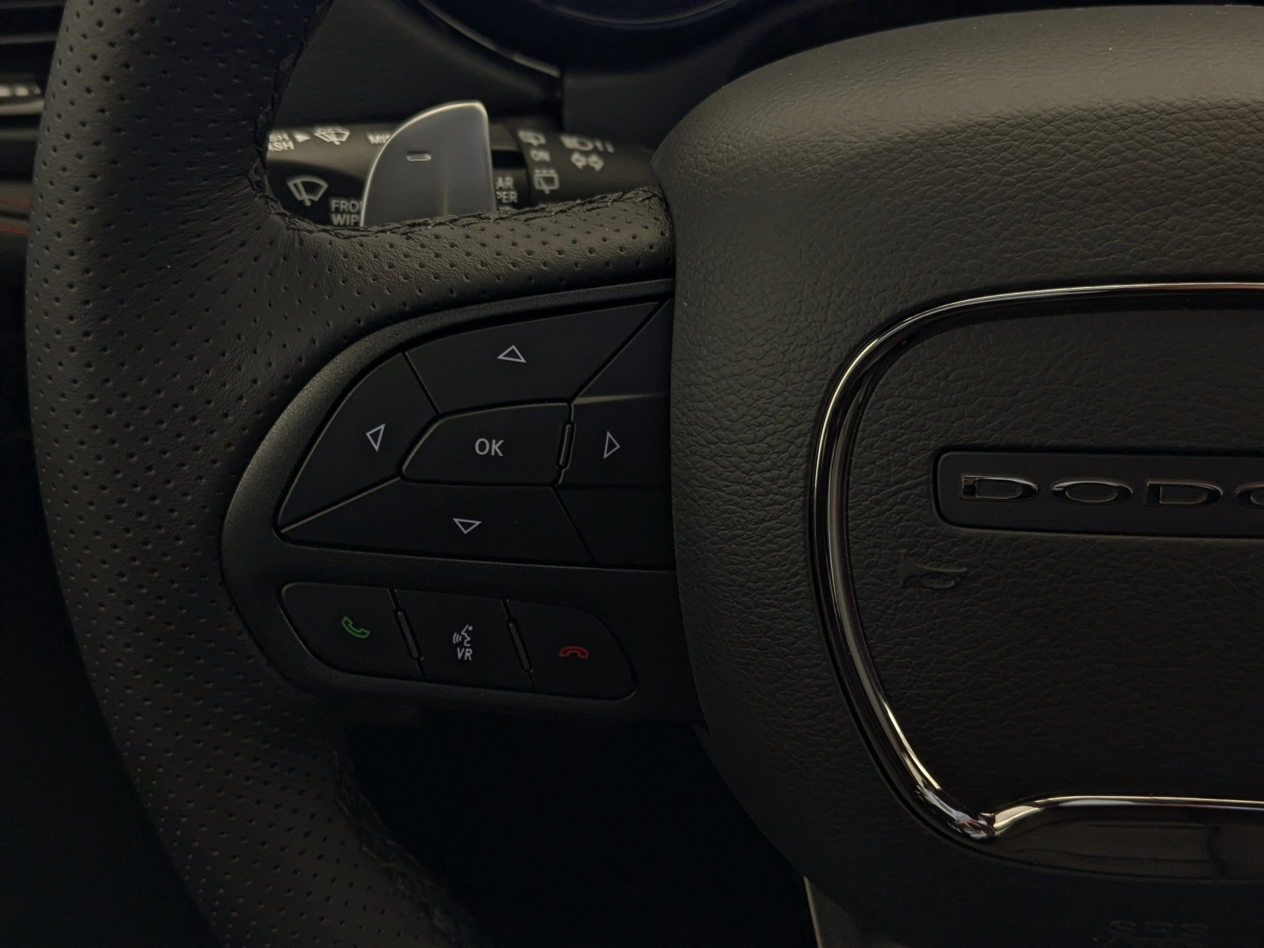 New 2026 Black Dodge GT Plus - - GT Plus Pkg (2BH) - 2nd Row Captain Chairs - Leather?Faced Bucket Seats - 10.1-inch Nav image 16