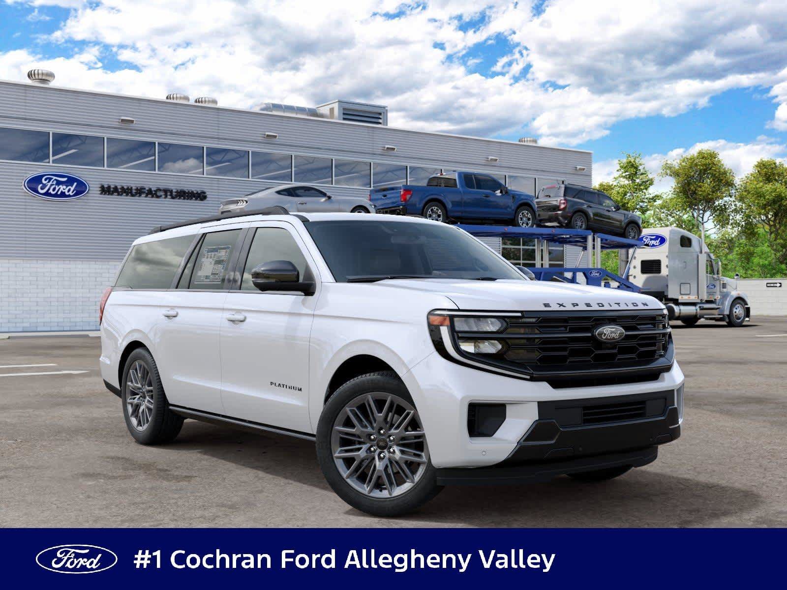 New 2027 Star White Metallic Tri Coat Ford Platinum image 1