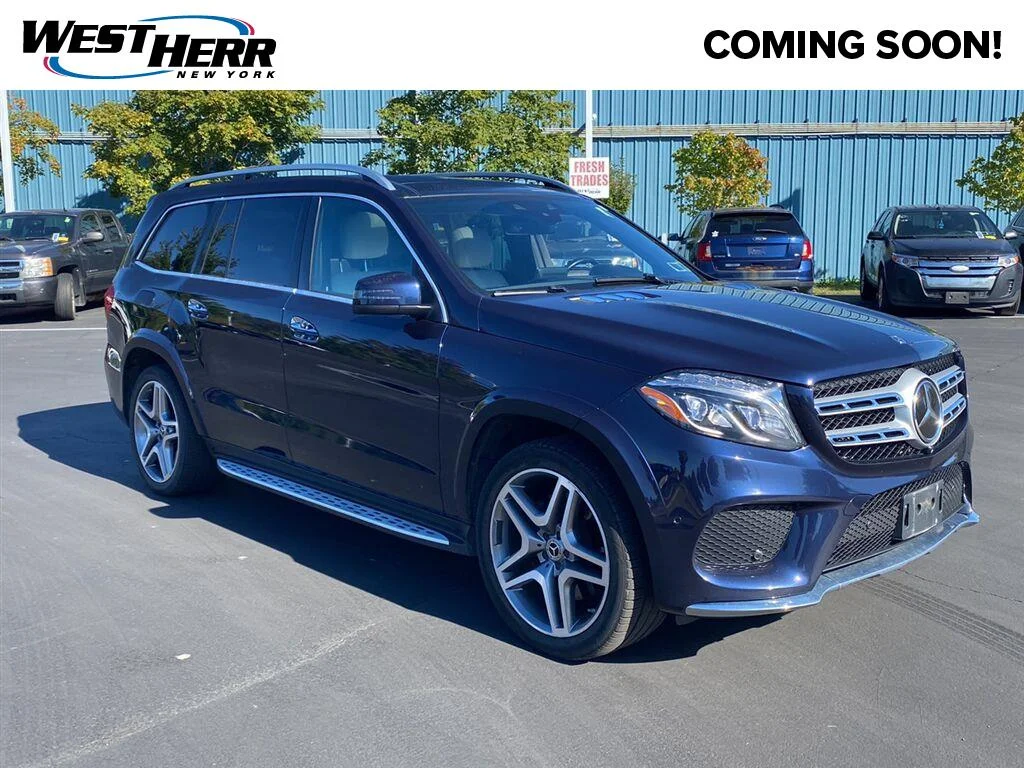 Used 2018 Lunar Blue Metallic Mercedes-Benz GLS 550 image 1
