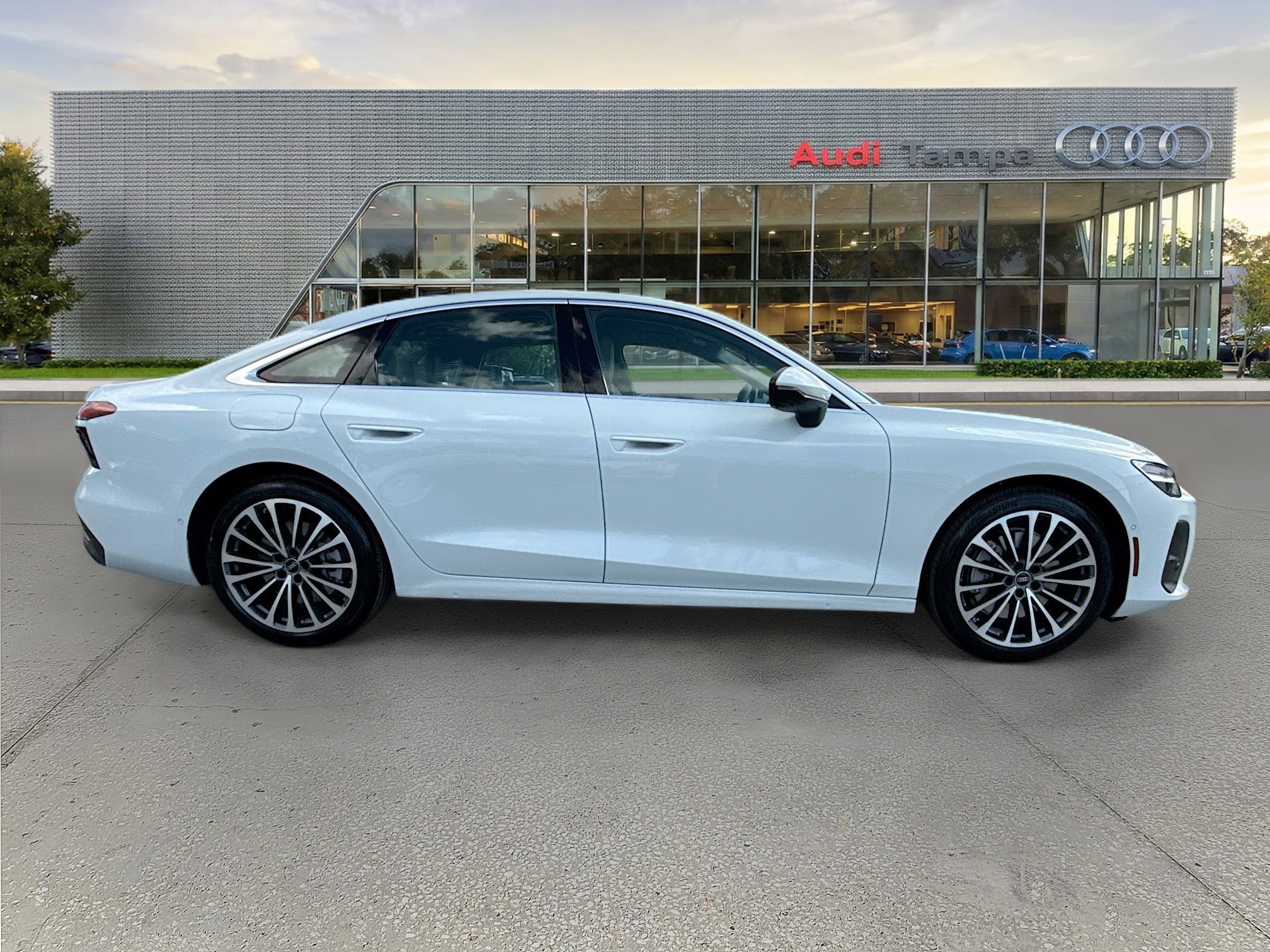 New 2026 Glacier White Metallic Audi Premium image 2