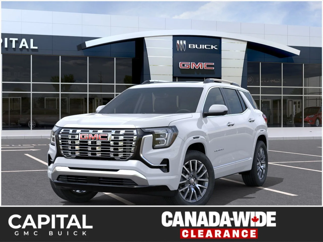 New 2027 GLACIER WHITE TRICOAT GMC AWD Denali image 1