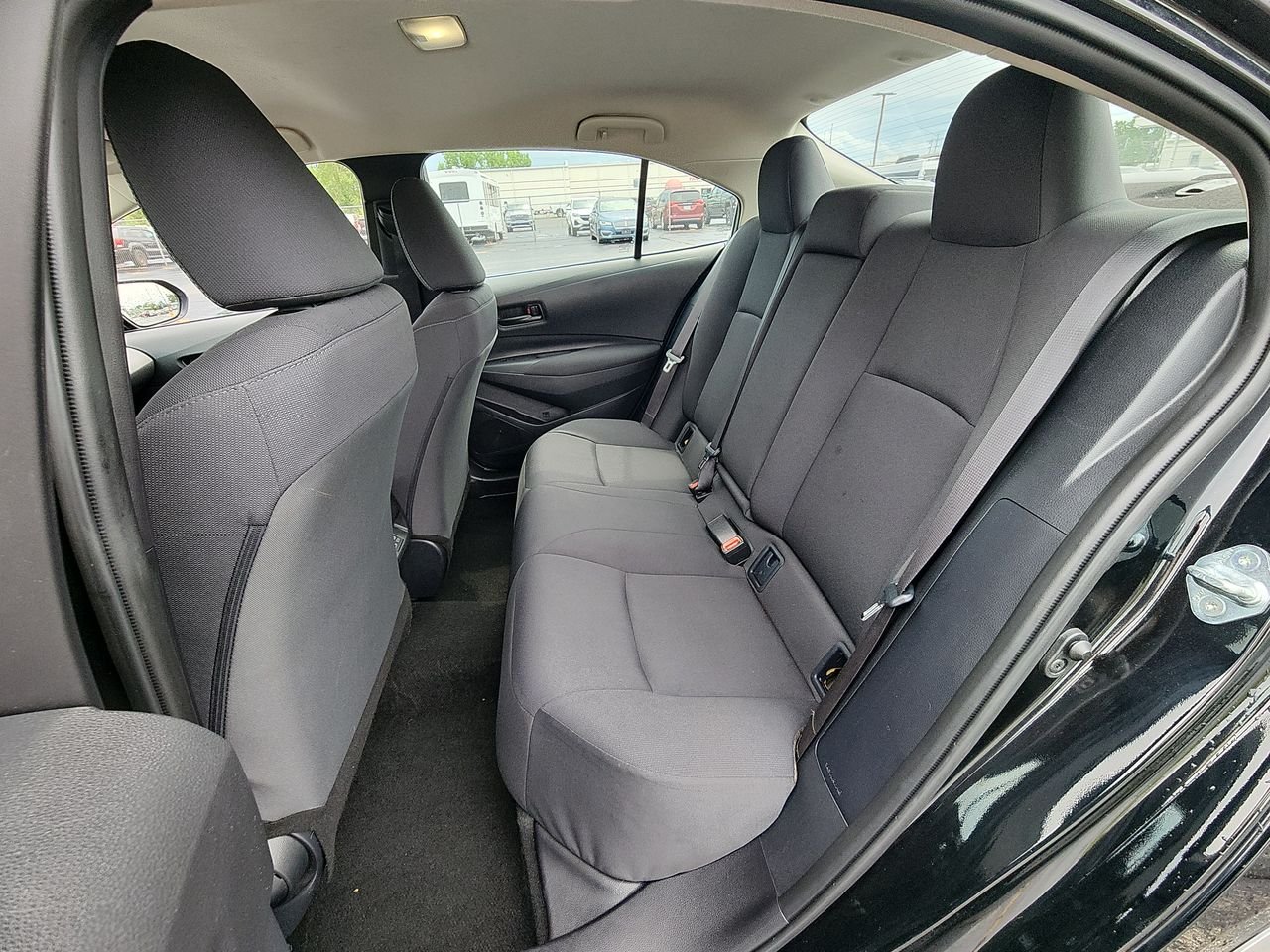 Used 2025 Midnight Black Metallic Toyota LE image 21
