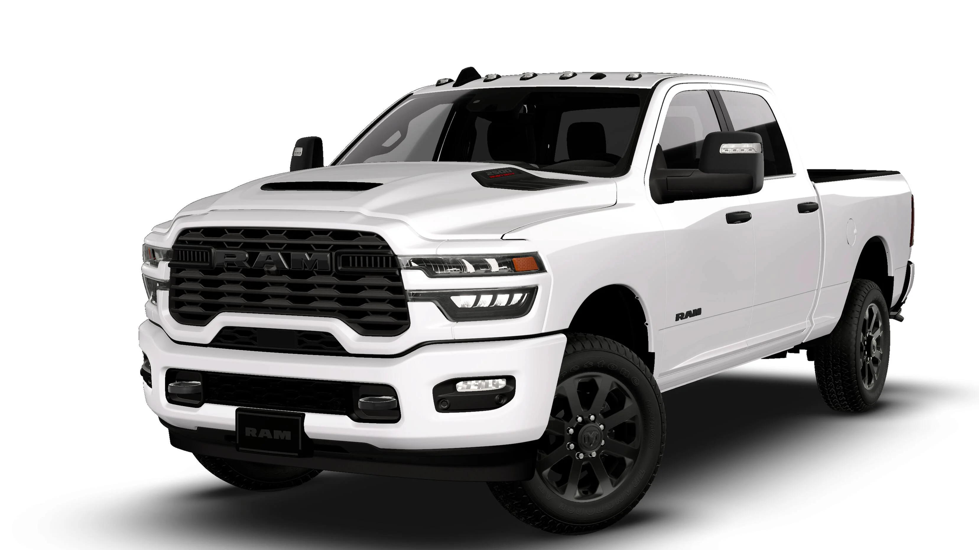 New 2026 Bright White Clear-Coat Exterior Paint RAM BIG HORN image 27
