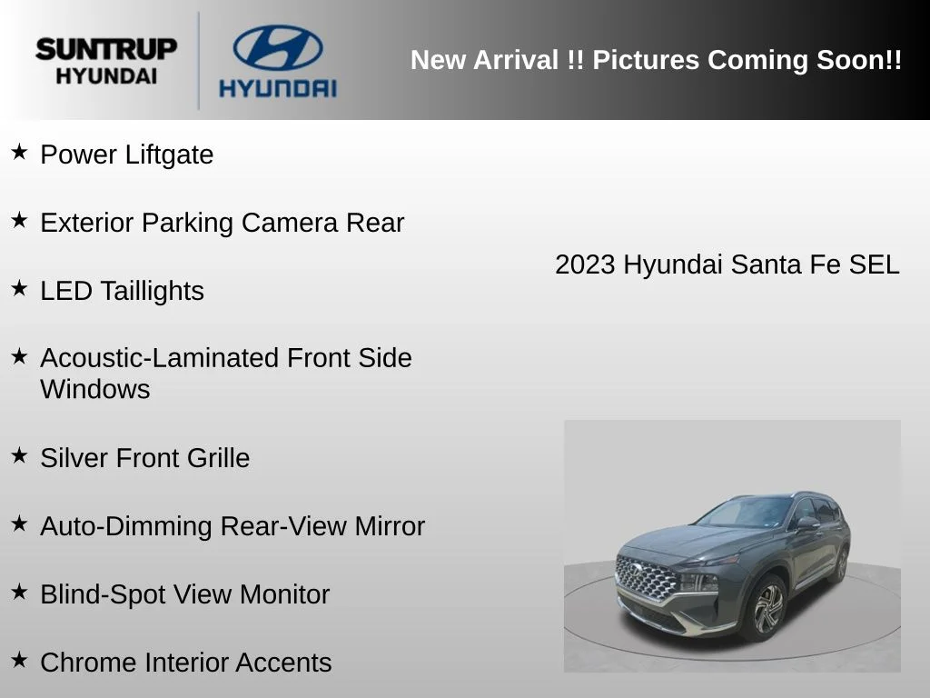 Used 2023 Hampton Gray Hyundai SEL image 7