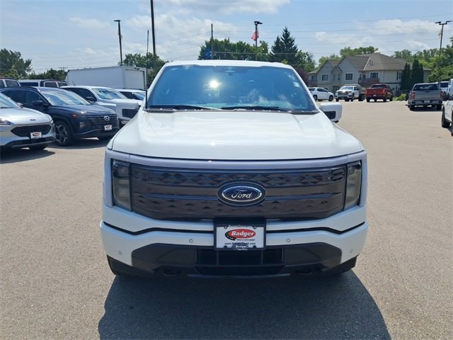 Used 2023 Ford F-150 Lightning Platinum with VIN 1FT6W1EV7PWG48123 for sale in Lake Mills, WI