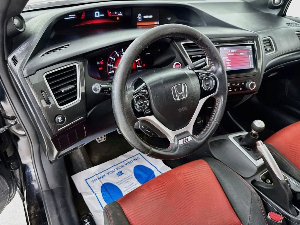 Used 2015 Crystal Black Pearl Honda Si image 25