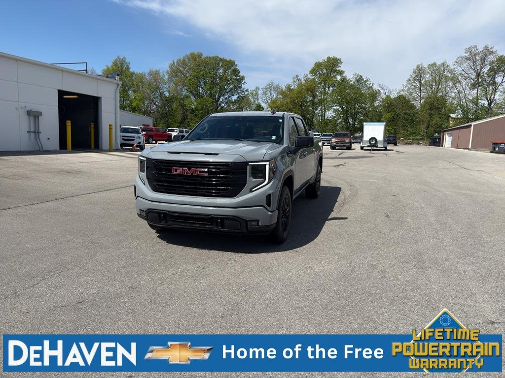 Thunderstorm Gray 2024 GMC Sierra 1500 Elevation Standard Crew Cab 4WD Pickup Truck Four-Wheel Drive