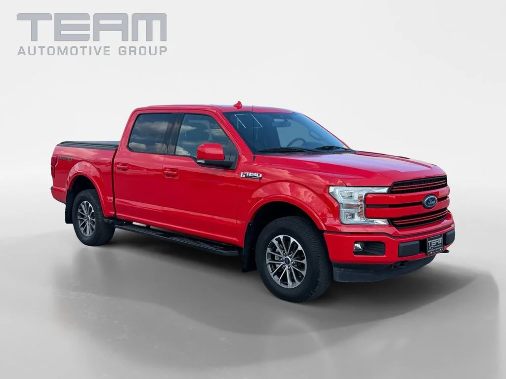Used 2018 Red Ford Lariat image 1