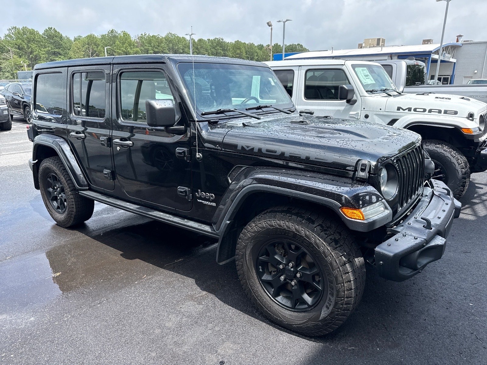 Used 2019 Black Clear Coat Jeep Moab image 1